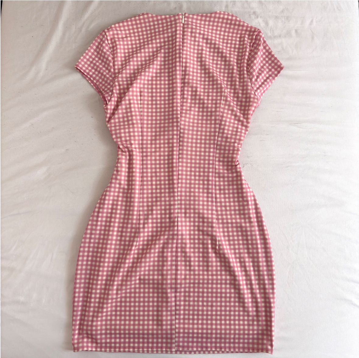 Zara Robes: Robe rose à carreaux M – D'occasion à Moudon par TigerrrEye 1